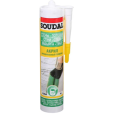 Герметик акриловий SOUDAL білий 280мл